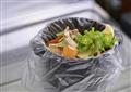 Should you put your food waste in a compostable plastic bag?