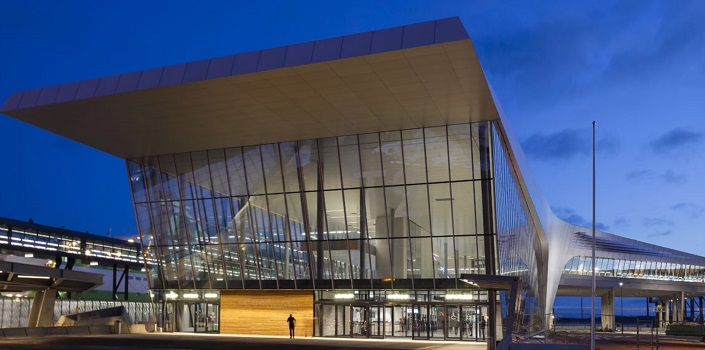 Smart buildings of glass