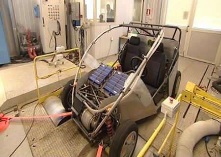 Supercapacitor hybrid shop car